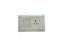 PLACA CON 1 INTERRUPTOR DE ESCALERA Y 1 CONTACTO DE 1.5 MÓDULOS