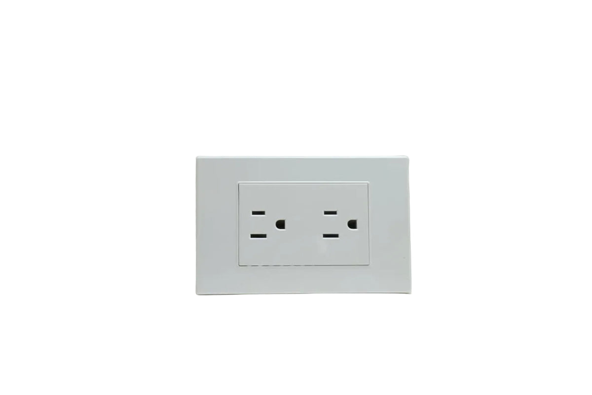 PLACA  CON  CONTACTO  DUPLEX  DE  1.5  MÓDULOS Imagen principal del producto