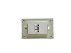 PLACA  CON  CONTACTO  DUPLEX  DE  1.5  MÓDULOS