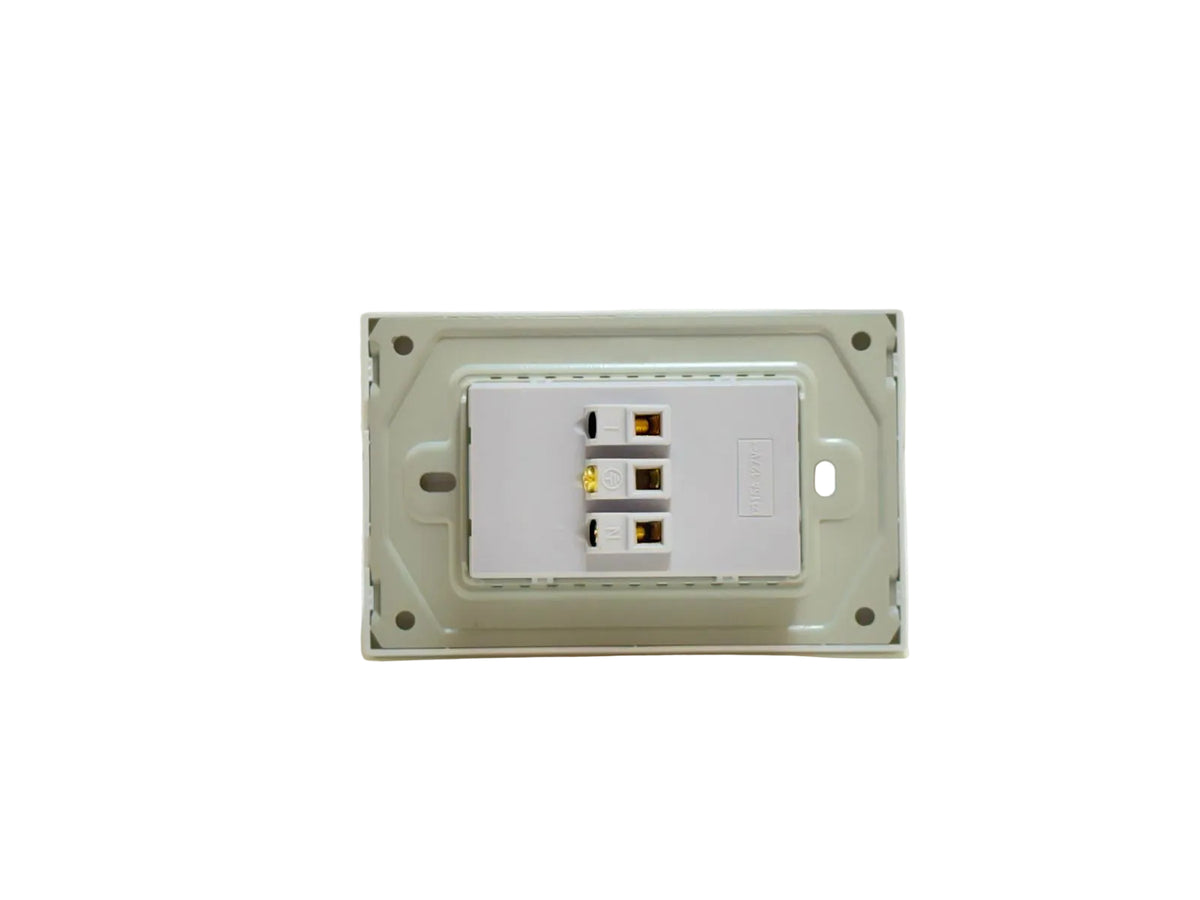 PLACA  CON  CONTACTO  DUPLEX  DE  1.5  MÓDULOS