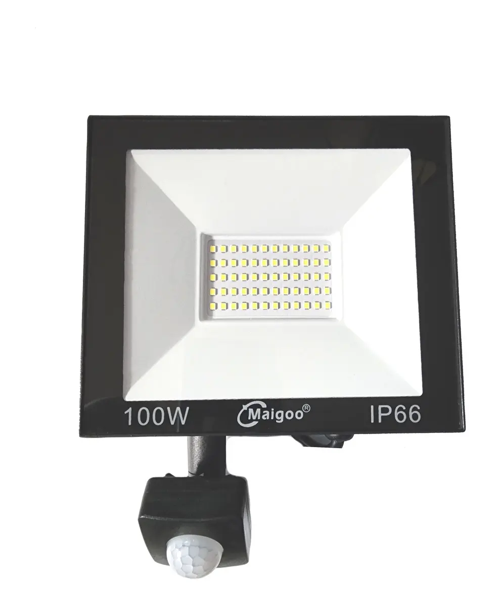 REFLECTOR MULTIVOLTAJE CON SENSOR DE MOVIMIENTO 100W