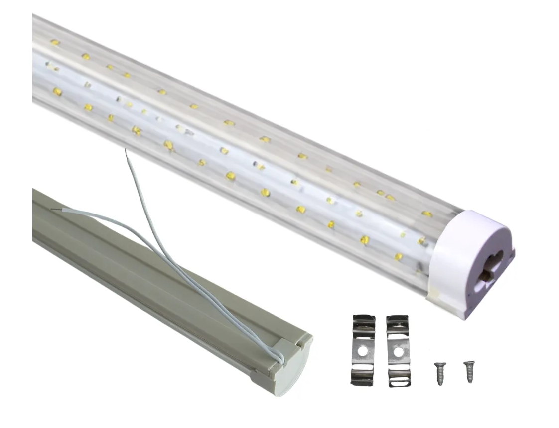TUBO PLASTICO CUADRUPLE 120CM 36W