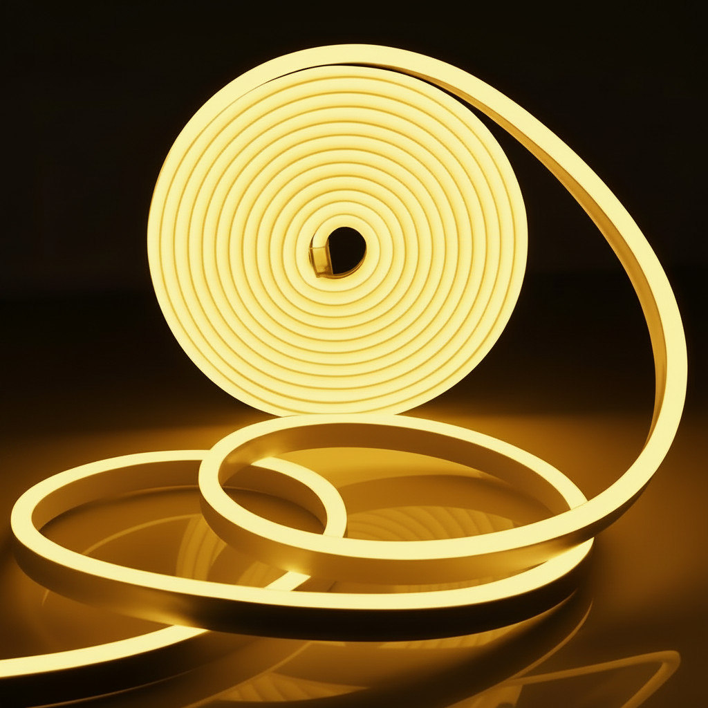 TIRA LED NEON 5M AMARILLO Imagen secundaria del producto