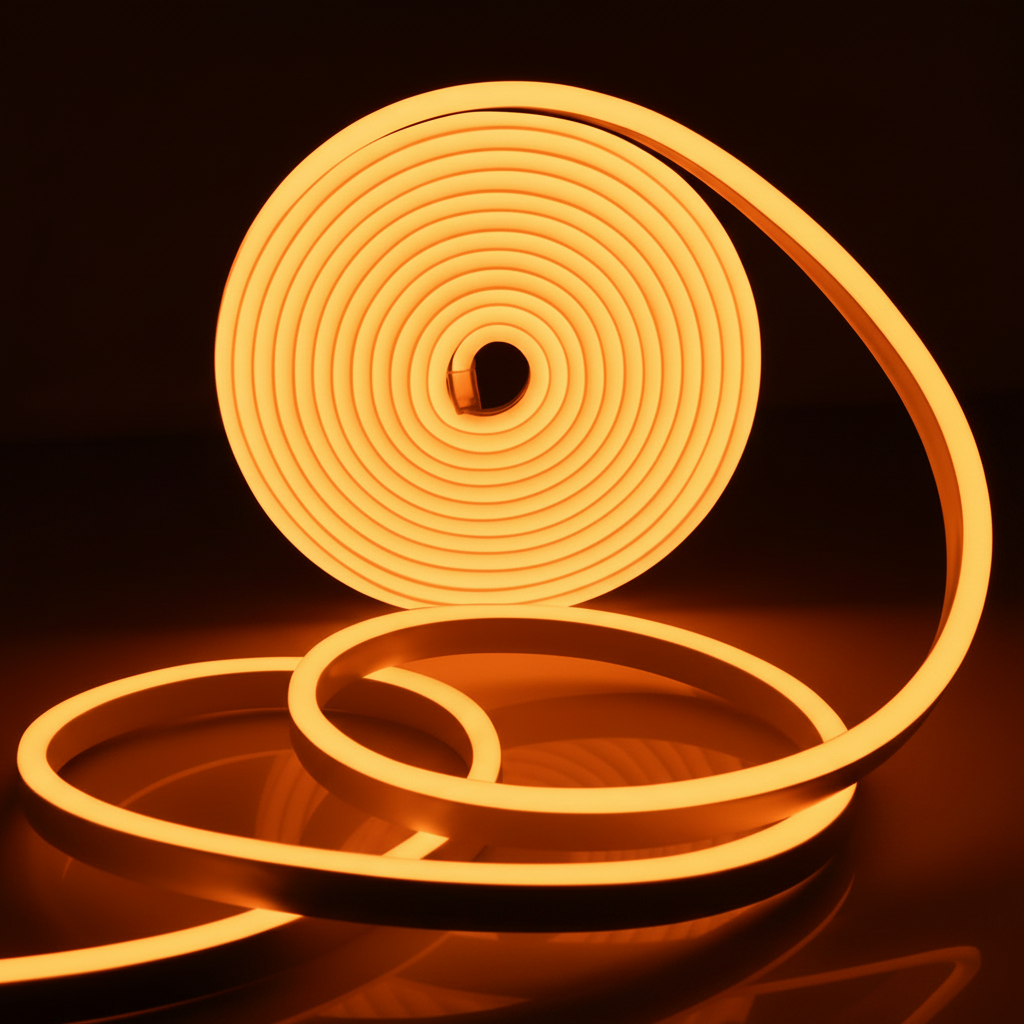 TIRA LED NEON 5M NARANJA Imagen secundaria del producto