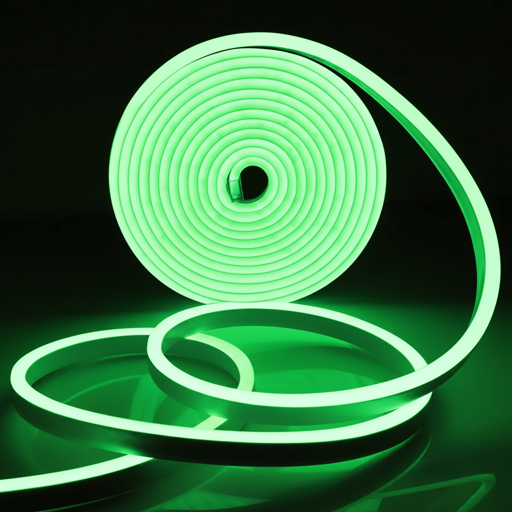 TIRA LED NEON 5M VERDE Imagen secundaria del producto