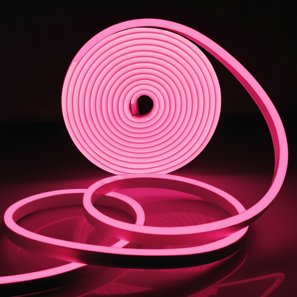TIRA LED NEON 5M ROSA Imagen secundaria del producto
