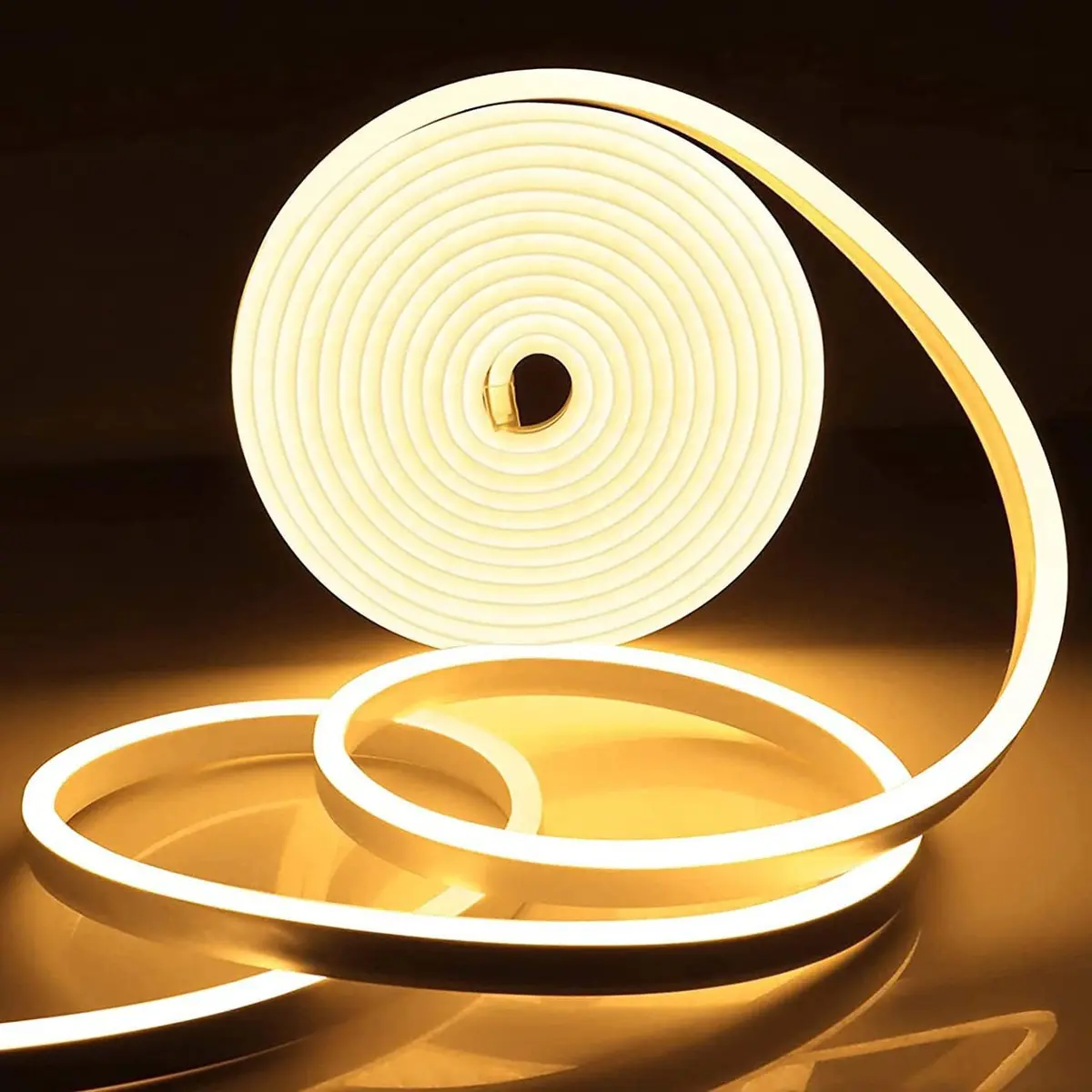 TIRA LED NEON 5M BLANCO CALIDO