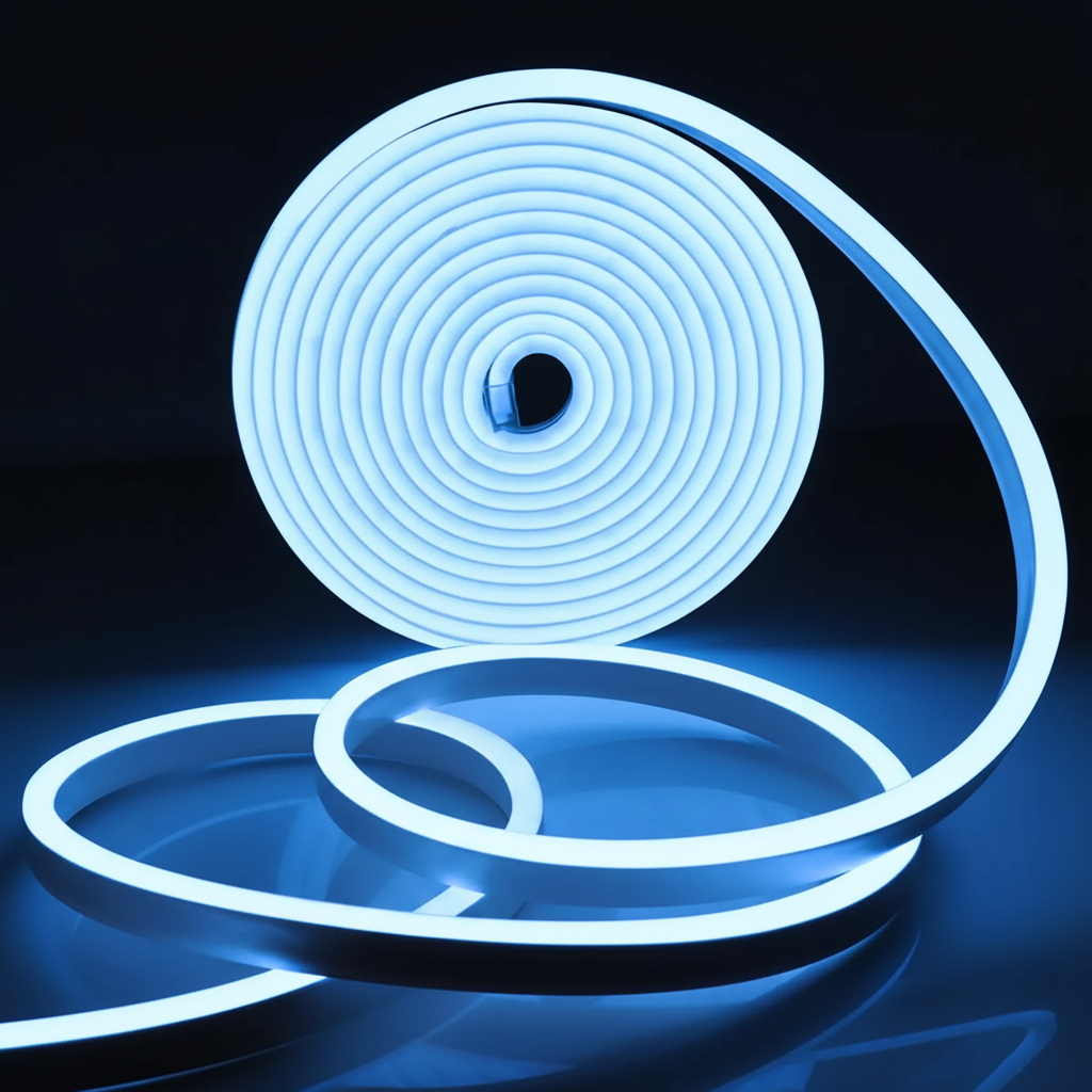 TIRA LED NEON 5M AZUL CLARO