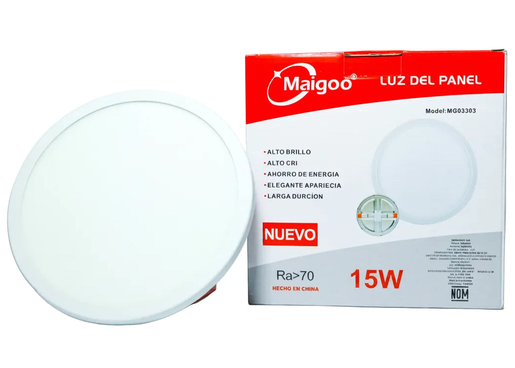 PANEL AJUSTABLE REDONDO 15W