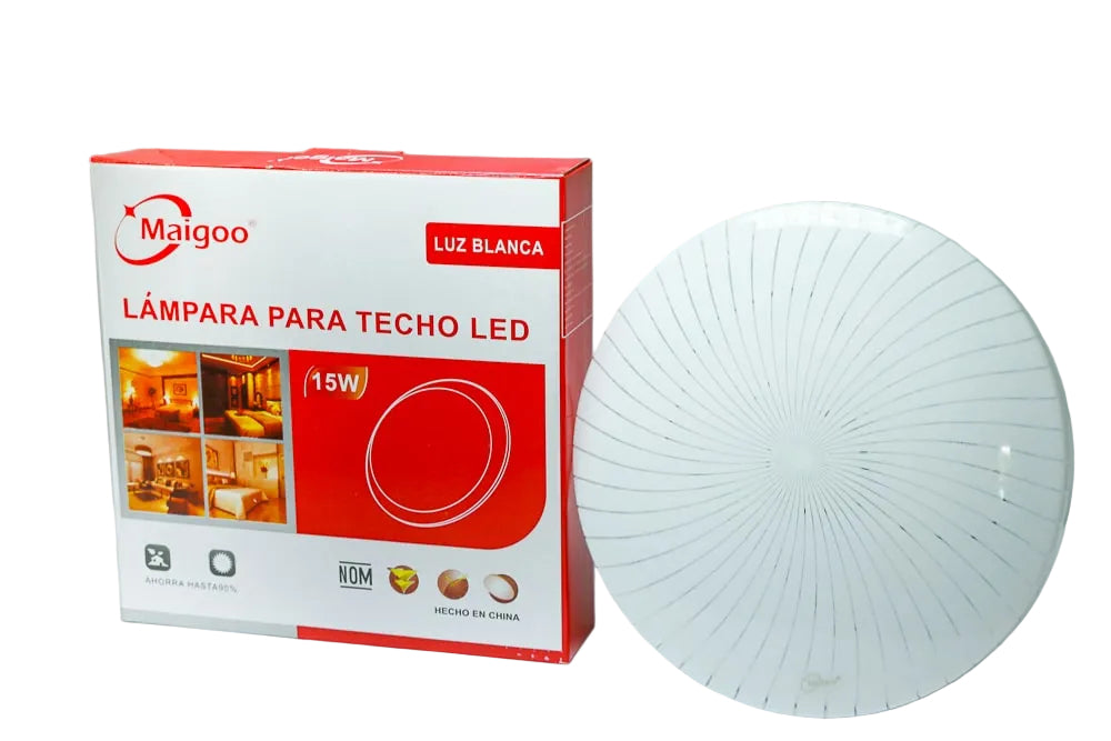 LAMPARA DE TECHO-1 15W (ROSA)