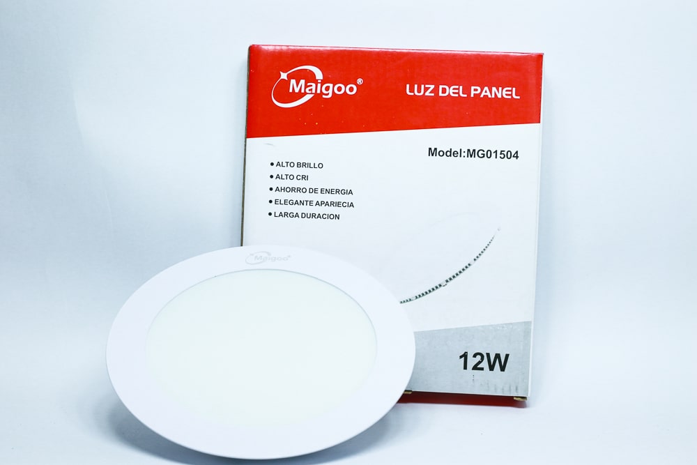 PANEL EMPOTRADO REDONDO 12W