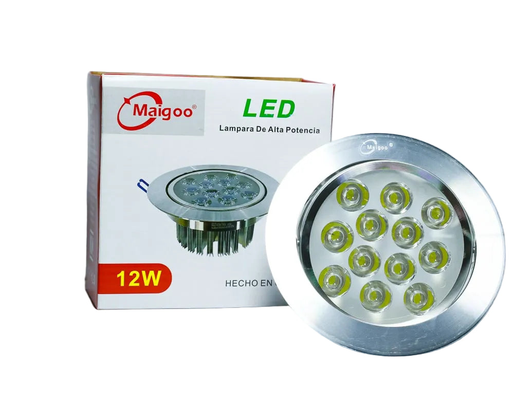 LED DIRIGIBLE ALUMINIO 12W